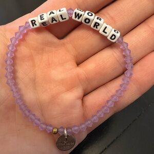 MTV Real World Custom Little Words Project Bracelet